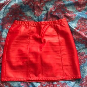 Forever 21 leather skirt
